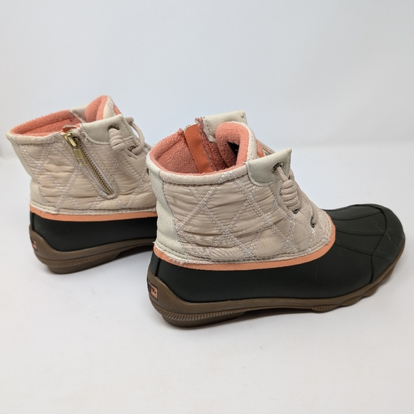 Women's Sperry Syren Gulf Duck Boot- Taupe/ Beige Angora Size 7.5 STS86880 - Picture 5 of 8